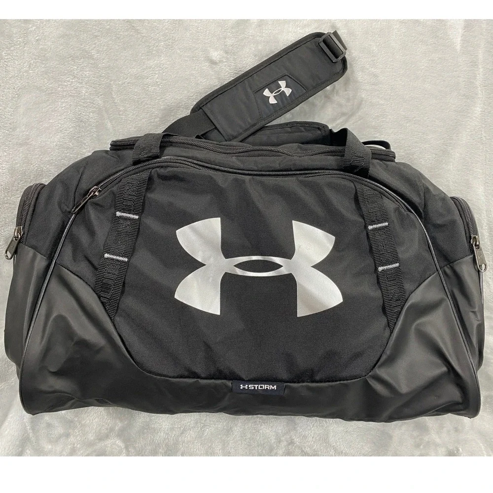 Under Armour Undeniable 3.0 Duffel Bag Mens Black 38L Gym Travel 1300214-001